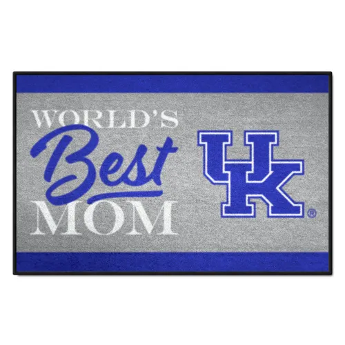 Fan Mats Kentucky Wildcats World's Best Mom Starter Mat Accent Rug - 19In. X 30In.