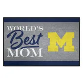 Fan Mats Michigan Wolverines World's Best Mom Starter Mat Accent Rug - 19In. X 30In.