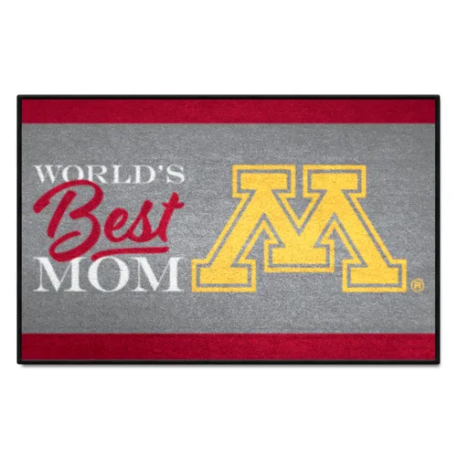 Fan Mats Minnesota Golden Gophers World's Best Mom Starter Mat Accent Rug - 19In. X 30In.