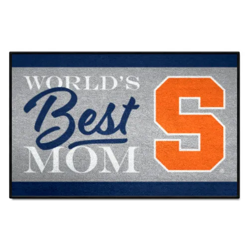 Fan Mats Syracuse Orange World's Best Mom Starter Mat Accent Rug - 19In. X 30In.