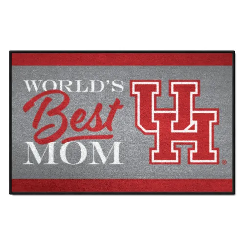 Fan Mats Houston Cougars World's Best Mom Starter Mat Accent Rug - 19In. X 30In.