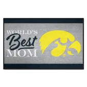 Fan Mats Iowa Hawkeyes World's Best Mom Starter Mat Accent Rug - 19In. X 30In.