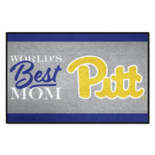 Fan Mats Pitt Panthers World's Best Mom Starter Mat Accent Rug - 19In. X 30In.