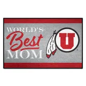 Fan Mats Utah Utes World's Best Mom Starter Mat Accent Rug - 19In. X 30In.