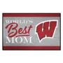 Fan Mats Wisconsin Badgers World's Best Mom Starter Mat Accent Rug - 19In. X 30In.