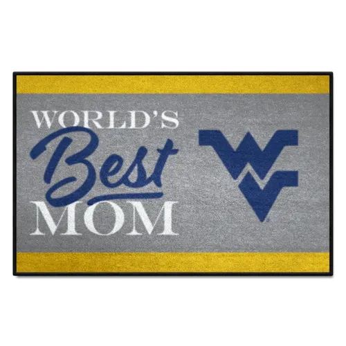 Fan Mats West Virginia Mountaineers World's Best Mom Starter Mat Accent Rug - 19In. X 30In.