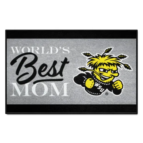 Fan Mats Wichita State Shockers World's Best Mom Starter Mat Accent Rug - 19In. X 30In.