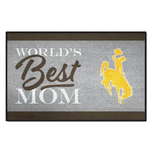 Fan Mats Wyoming Cowboys Starter Mat Accent Rug - 19In. X 30In.