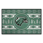 Fan Mats Northeastern State Riverhawks Holiday Sweater Starter Mat Accent Rug - 19In. X 30In.