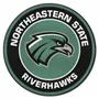 Fan Mats Northeastern State Riverhawks Roundel Rug - 27In. Diameter