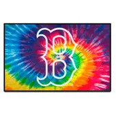 Fan Mats Boston Red Sox Tie Dye Starter Mat Accent Rug - 19In. X 30In.