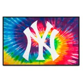 Fan Mats New York Yankees Tie Dye Starter Mat Accent Rug - 19In. X 30In.