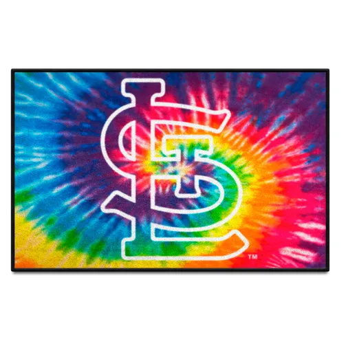 Fan Mats St. Louis Cardinals Tie Dye Starter Mat Accent Rug - 19In. X 30In.