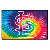 Fan Mats St. Louis Cardinals Tie Dye Starter Mat Accent Rug - 19In. X 30In.