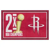 Fan Mats Houston Rockets Dynasty 5Ft. X 8Ft. Plush Area Rug