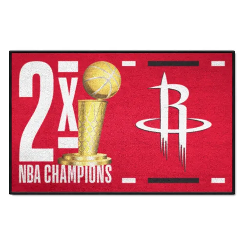 Fan Mats Houston Rockets Dynasty Starter Mat Accent Rug - 19In. X 30In.