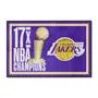 Fan Mats Los Angeles Lakers Dynasty 4Ft. X 6Ft. Plush Area Rug