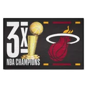 Fan Mats Miami Heat Dynasty Starter Mat Accent Rug - 19In. X 30In.