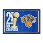 Fan Mats New York Knicks Dynasty 4Ft. X 6Ft. Plush Area Rug