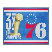 Fan Mats Philadelphia 76Ers Dynasty 8Ft. X 10Ft. Plush Area Rug