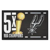 Fan Mats San Antonio Spurs Dynasty Starter Mat Accent Rug - 19In. X 30In.