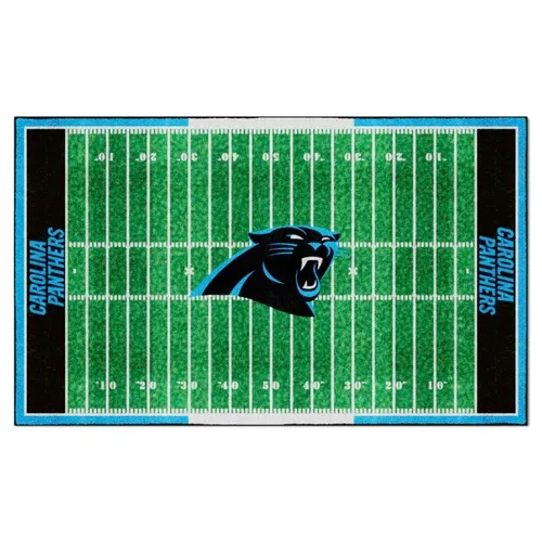 Fan Mats Carolina Panthers 6 Ft. X 10 Ft. Plush Area Rug