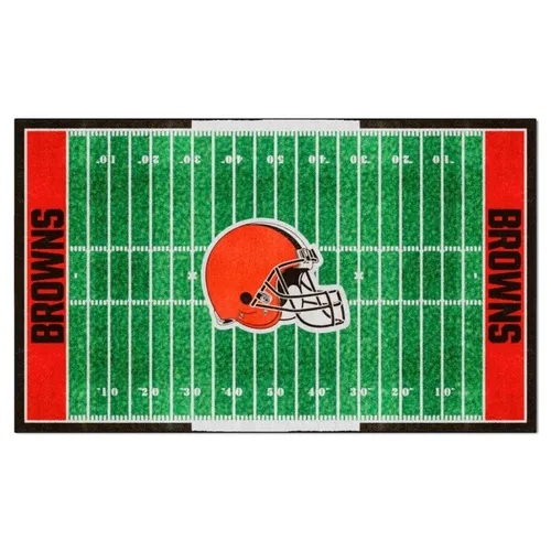 Fan Mats Cleveland Browns 6 Ft. X 10 Ft. Plush Area Rug