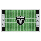 Fan Mats Las Vegas Raiders 6 Ft. X 10 Ft. Plush Area Rug