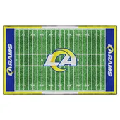 Fan Mats Los Angeles Rams 6 Ft. X 10 Ft. Plush Area Rug