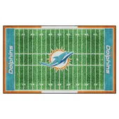 Fan Mats Miami Dolphins 6 Ft. X 10 Ft. Plush Area Rug