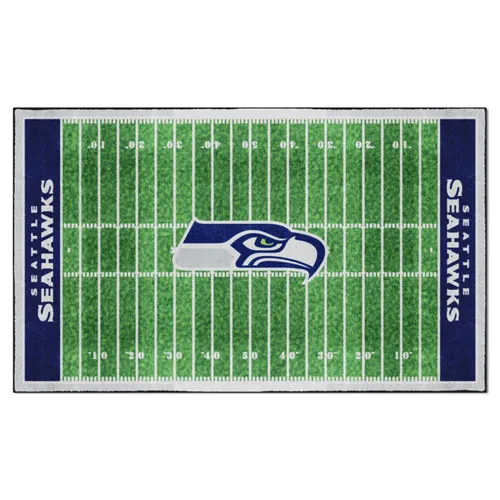 Fan Mats Seattle Seahawks 6 Ft. X 10 Ft. Plush Area Rug