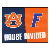 Fan Mats House Divided - Auburn / Florida House Divided House Divided Rug - 34 In. X 42.5 In.