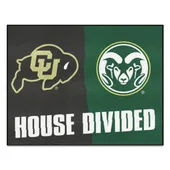 Fan Mats House Divided - Colorado / Colorado State House Divided House Divided Rug - 34 In. X 42.5 I