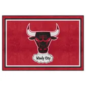 Fan Mats Nba Retro Chicago Bulls 5Ft. X 8 Ft. Plush Area Rug