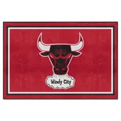 Fan Mats Nba Retro Chicago Bulls 5Ft. X 8 Ft. Plush Area Rug