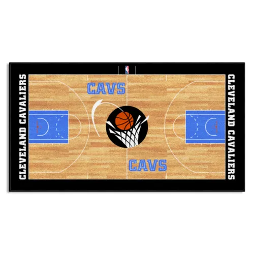 Fan Mats Nba Retro Cleveland Cavaliers Court Runner Rug - 24In. X 44In.