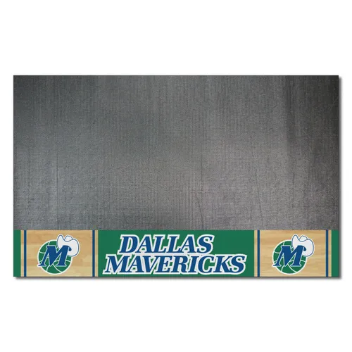 Fan Mats Nba Retro Dallas Mavericks Vinyl Grill Mat - 26In. X 42In.