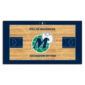 Fan Mats Nba Retro Dallas Mavericks Court Runner Rug - 24In. X 44In.