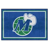 Fan Mats Nba Retro Dallas Mavericks 5Ft. X 8 Ft. Plush Area Rug