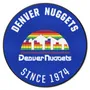 Fan Mats Nba Retro Denver Nuggets Roundel Rug - 27In. Diameter