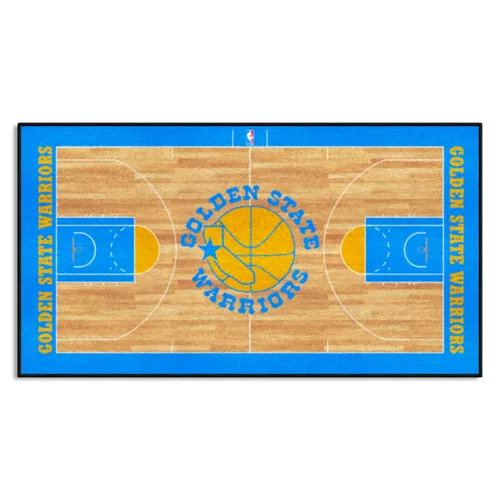 Fan Mats Nba Retro Golden State Warriors Court Runner Rug - 24In. X 44In.