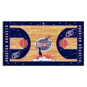 Fan Mats Nba Retro Houston Rockets Court Runner Rug - 24In. X 44In.