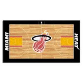 Fan Mats Nba Retro Miami Heat Court Runner Rug - 24In. X 44In.