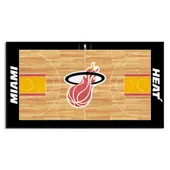 Fan Mats Nba Retro Miami Heat Court Runner Rug - 24In. X 44In.