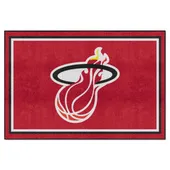 Fan Mats Nba Retro Miami Heat 5Ft. X 8 Ft. Plush Area Rug