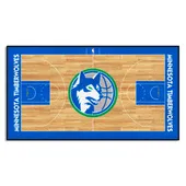 Fan Mats Nba Retro Minnesota Timberwolves Court Runner Rug - 24In. X 44In.