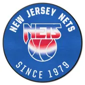 Fan Mats Nba Retro New Jersey Nets Roundel Rug - 27In. Diameter