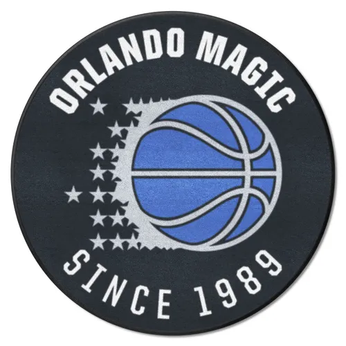 Fan Mats Nba Retro Orlando Magic Roundel Rug - 27In. Diameter