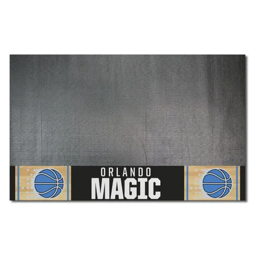 Fan Mats Nba Retro Orlando Magic Vinyl Grill Mat - 26In. X 42In.