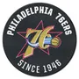 Fan Mats Nba Retro Philadelphia 76Ers Roundel Rug - 27In. Diameter